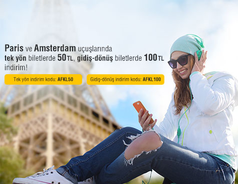 Air France ve KLM ile Paris ve Amsterdam Uçuşlarında Büyük İndirim!