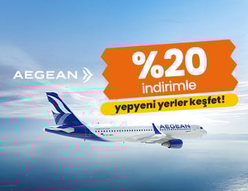 Aegean Airlines ile %20  İndirimli Uç!