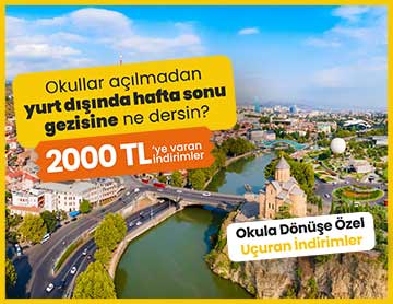 Yurt Dışı Uçuşlarda 2000 TL'ye Varan İndirim!