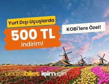 Yurt Dışı Uçuşlarda 500 TL İndirim!	