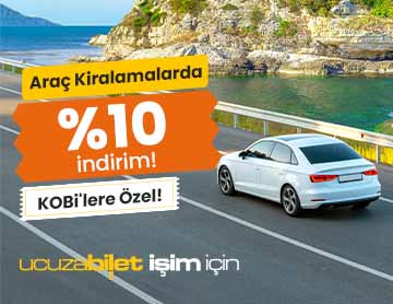 Araç Kiralamalarda %10 İndirim!