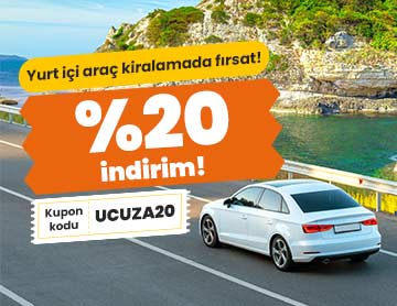 Araç Kiralamada %20 İndirim!