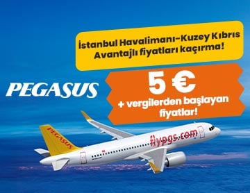 İstanbul Havalimanı'ndan Kıbrıs'a 5€ + Vergiler!