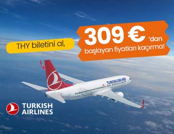 THY ile 309 €'dan Başlayan Fiyatlar!