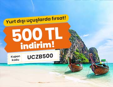 Yurt Dışı Uçuşlarda 500 TL İndirim!	