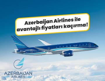 Azerbaijan Airlines ile 94 $'dan Başlayan Fiyatlar!