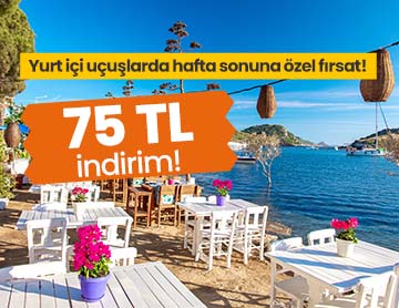 Yurt İçi Uçuşlarda 75 TL İndirim!