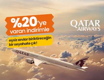 Qatar Airways ile %20'ye Varan İndirim!