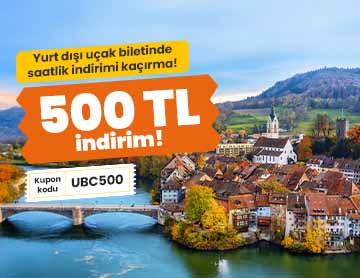 Yurt Dışı Uçuşlarda 500 TL İndirim!	