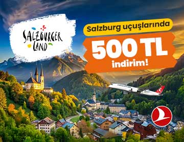 Salzburg Uçuşlarında 500 TL İndirim!