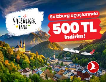 Salzburg Uçuşlarında 500 TL İndirim!