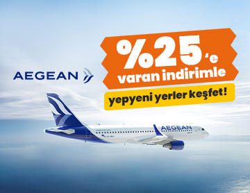 Aegean Airlines ile %25'e Varan İndirim!