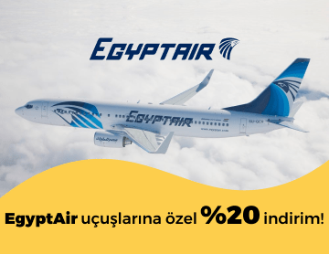 EgyptAir Uçuşlarında %20 İndirim!