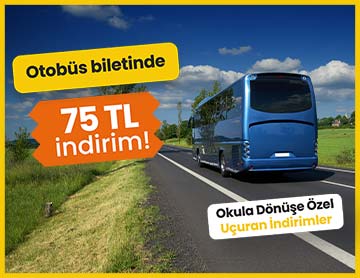 Otobüs Biletlerinde 75 TL İndirim!