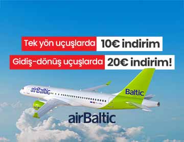 airBaltic Uçuşlarında Fırsat!