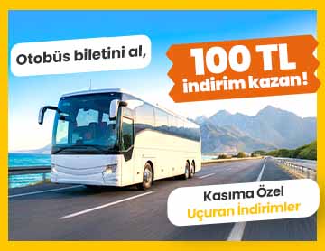 Otobüs Biletlerinde 100 TL İndirim!