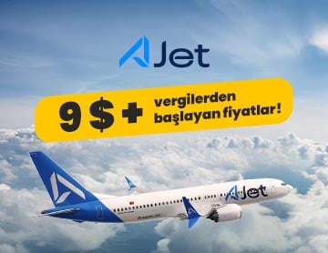 9 USD + Vergilerden Başlayan Fiyatlar!