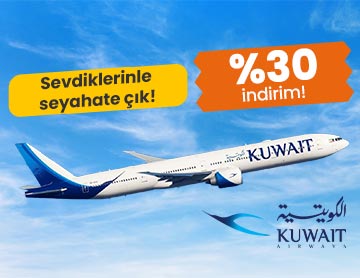 Kuwait Airways Uçuşlarında %30  İndirim!