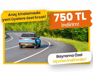 Üye Ol, Araç Kiralamada İndirim Kazan!