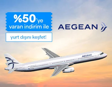 Aegean Airlines ile %50'ye Varan İndirim!