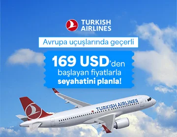 THY ile Avrupa Uçuşlarında 169 USD'den Başlayan Fiyatlar!