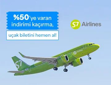 S7 Airlines ile %50’ye Varan İndirim Seni Bekliyor!