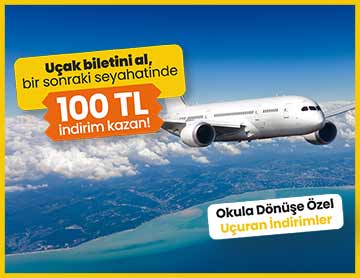 Uçak Biletinde Öğrencilere Özel İndirim!