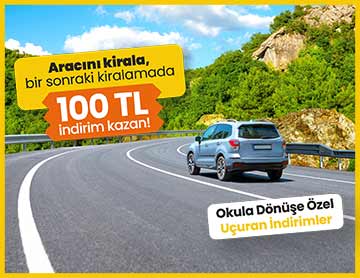 Araç Kiralamada Öğrencilere Özel İndirim!