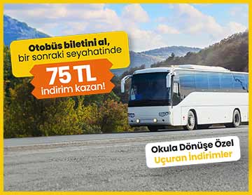Otobüs Biletinde Öğrencilere Özel İndirim!
