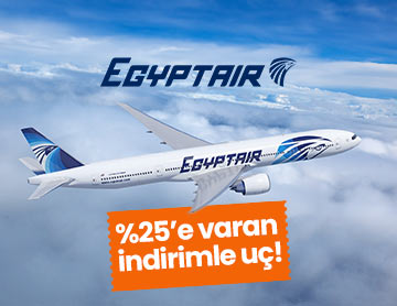 EgyptAir Uçuşlarında %25'e Varan İndirim!